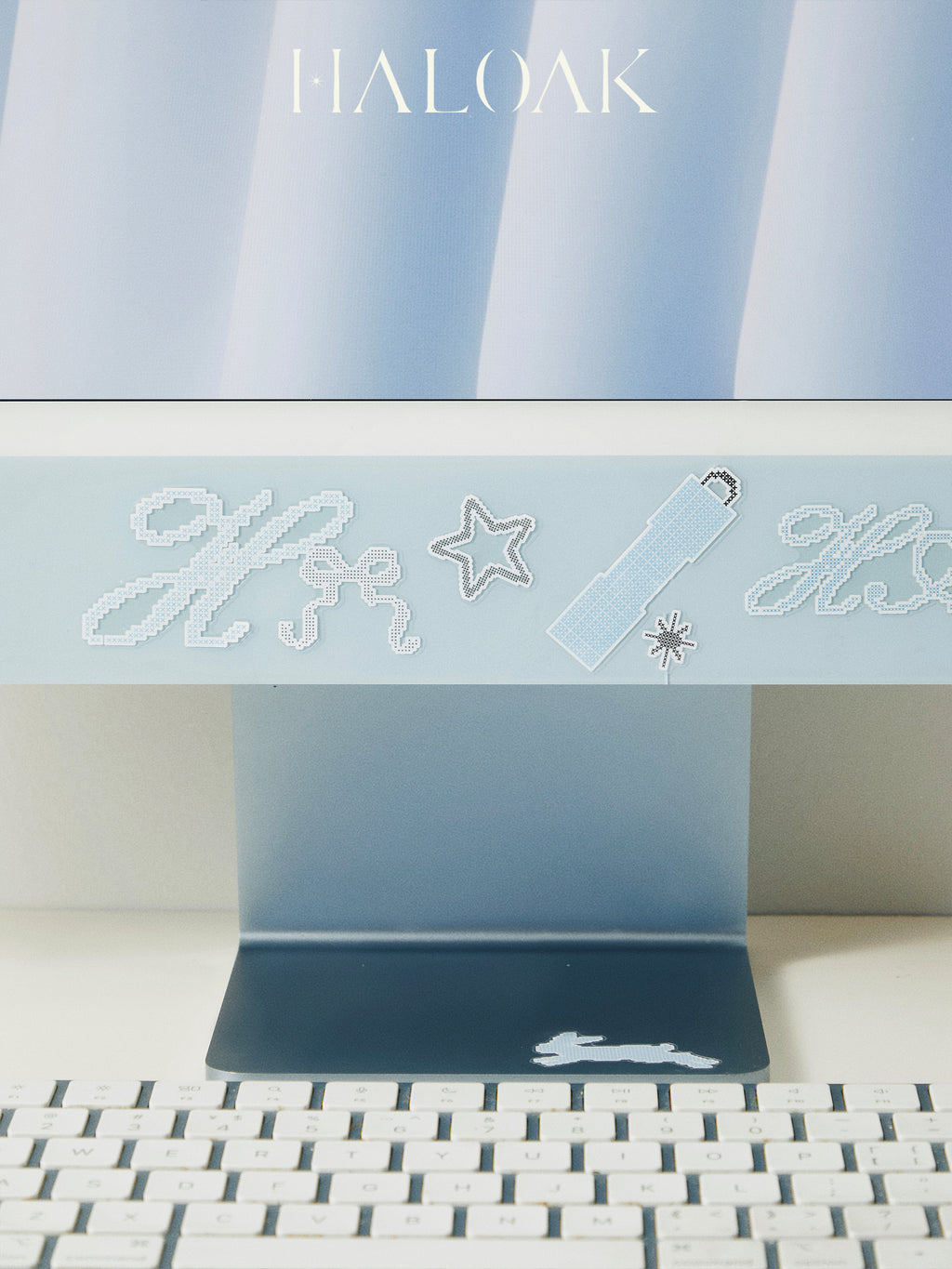 "Studio 2006" Haze Blue— Sticker Set Included